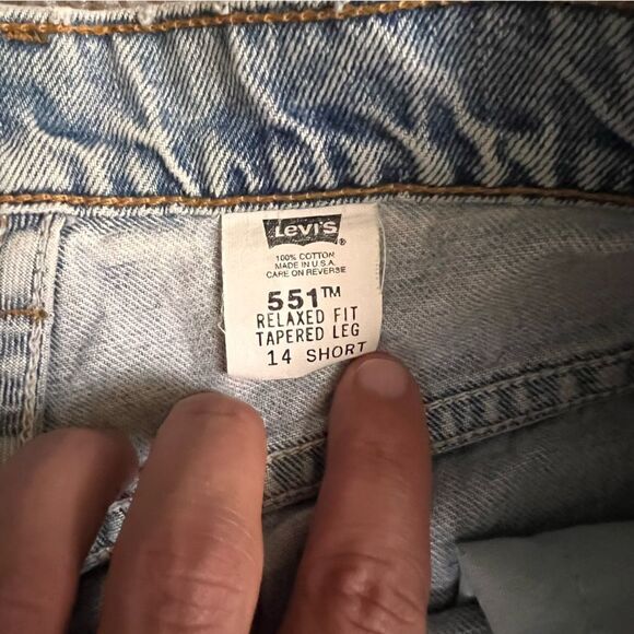 Vintage Levi's 551 Custom Paint Jeans - Picture 2 of 8